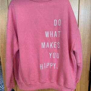 sun-kissed coconut PINK/Coral Motivational Women's Sweatshirt